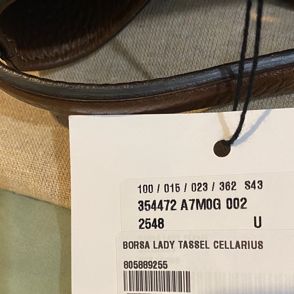 NWT Gucci Brown Leather Lady Bucket / Shoulder Bag - Picture 9 of 10